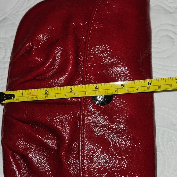 Coach Clutch patent leather Red Clutch/wristlet - Picture 8 of 9